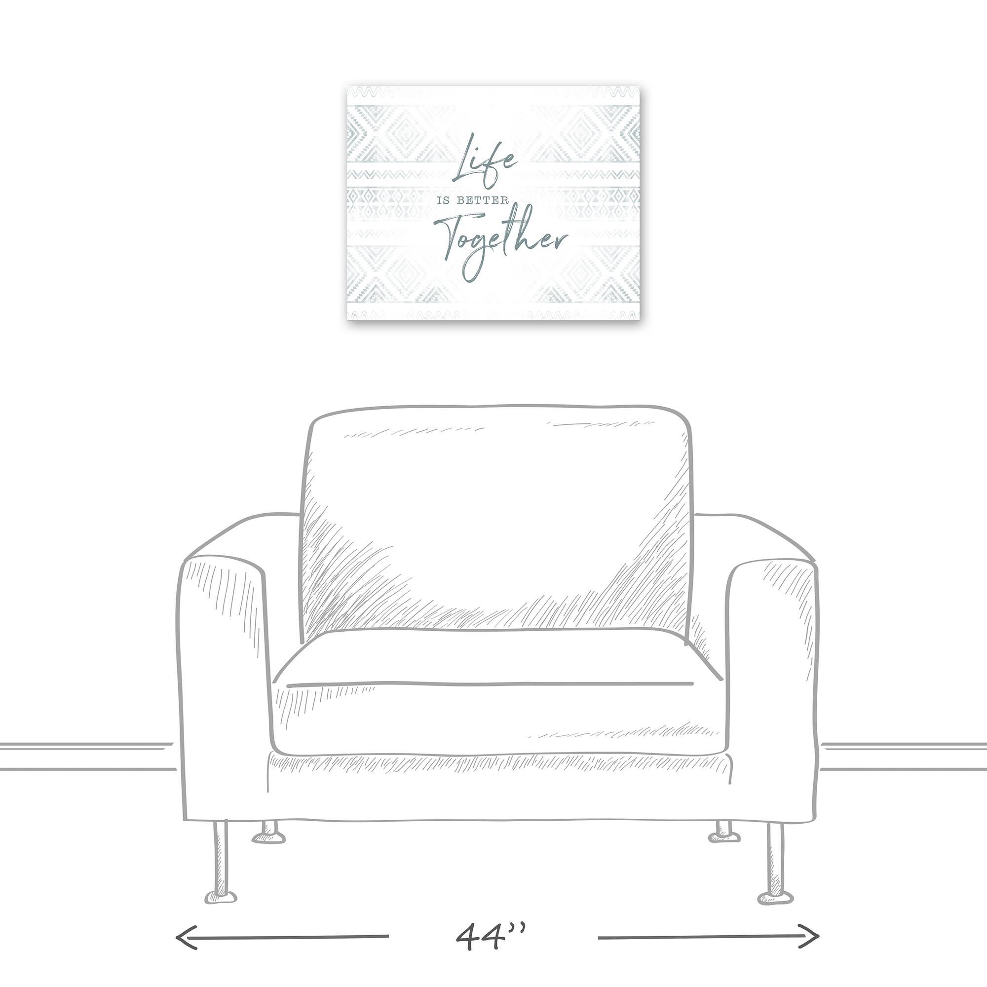 Life is Better Together Canvas Wall Art